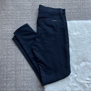 Hudson Dark Blue Skinny Ankle Jeans